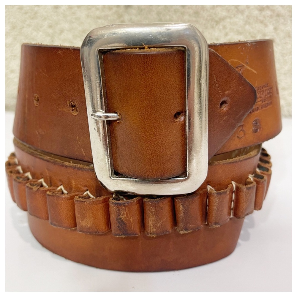 Vintage Belt George Lawrence Cartridge Leather